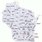 Wisconsin Counties Map