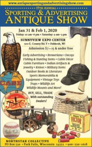 Antique Sporting & Advertising Show - Oshkosh @ Oshkosh, Sunnyview Expo Center | Oshkosh | Wisconsin | United States
