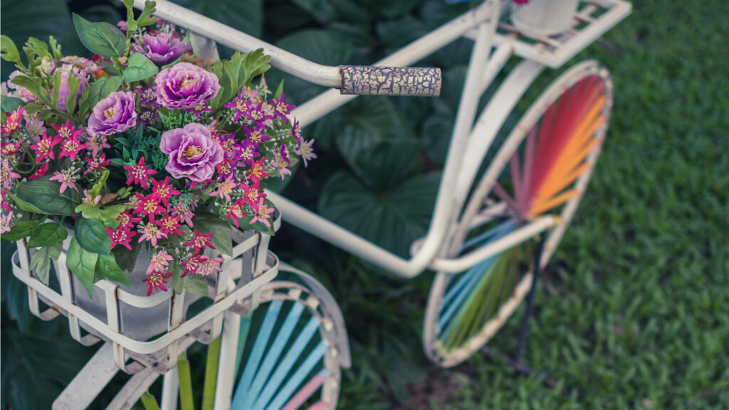 Decorating with Vintage Bicycles