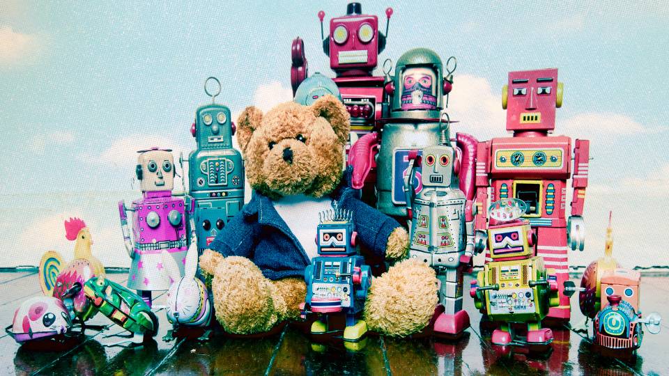 Vintage Robots and toys